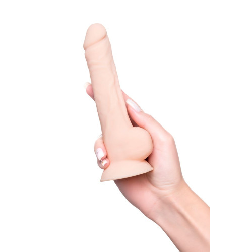 Фаллоимитатор RealStick Silicone Kit H, сайлекспан, телесный, 18 см