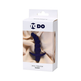 Анальный вибратор ToDo by Toyfa Dandy, силикон, фиолетовый, 13,5 см, Ø 3,2 см