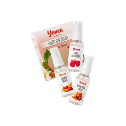 Набор гелей-смазок Yovee для любви (721002+721008+721014), вкус (малин+клубн/дыня+карамель), 3х50 мл