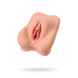 Мастурбатор реалистичный KOKOS Adarashi 2 c двойным слоем, TPR, телесный, 20 см