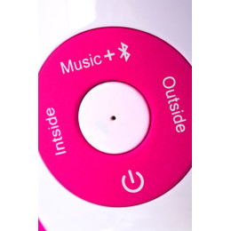 **АУТЛЕТ** Вибратор с клиторальным стимулятором Nalone Rhythm, силикон, розовый, 21,6 см