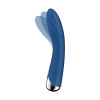 Вибратор для точки G  с ротацией Satisfyer Spinning Vibe 1, силикон, синий, 17,8 см