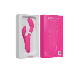Осциллирующий вибратор LOVENSE Osci 3 для стимуляции клитора и точки G , силикон, розовый, 21 см