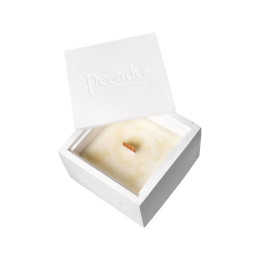 Ароматическая свеча Pecado, Magnolia & Peonies, квадратная с крышкой