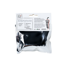 Вибропуля Штучки-Дрючки, ABS-пластик, белая, 6 см