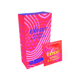 Презервативы EXPERT Ribbed-Studded, ребристо-точечный, 15 шт