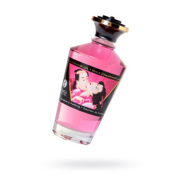 Масло массажное для тела Shunga «Малиновое чувство» (Raspberry Feeling), разогревающее, 100 мл