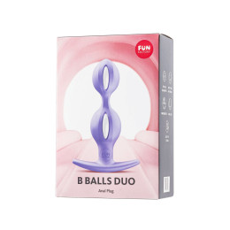 Анальный стимулятор Fun Factory B Balls Duo, силикон, сиреневый, 15 см