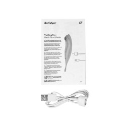 Точечный вибратор с вакуумной стимуляцией Satisfyer Twirling Pro Connect App, силикон, мятный, 20 см