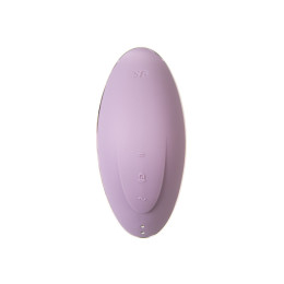 Вакуум-волновой стимулятор клитора с вибрацией Satisfyer Vulva Lover 1, силикон, сиреневый, 11,9 см