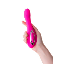 **АУТЛЕТ** Вибратор Nalone Touch, силикон, розовый, 20 см