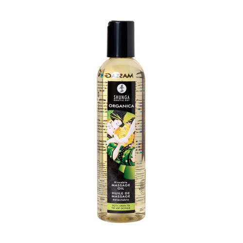 Масло массажное Shunga Organica «Зелёный чай» (Exotic Green Tea), 240 мл