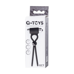 Лассо на пенис A-Toys by TOYFA Ect, силикон, черный, 14 см