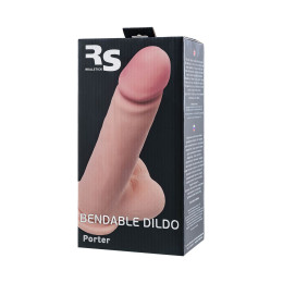 Реалистичный фаллоимитатор RealStick Elite Porter, TPR, телесный, 23,5 см
