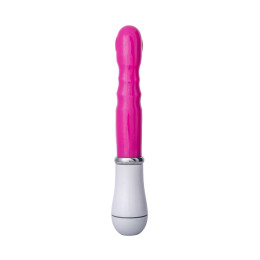 Вибратор с клиторальным стимулятором A-Toys by TOYFA Bubbly, TPE, розовый, 20 см