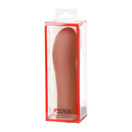 Насадка реалистичная KOKOS EXTREME SLEEVE с имитацией пирсинга, TPE, телесная, 12.7 см