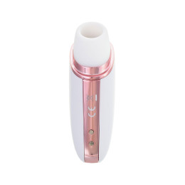 Вакуум-волновой стимулятор с вибрацией Satisfyer Love Triangle Connect App, силикон, белый, 8,8 см