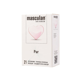 Презервативы Masculan, Pur № 21 утонченные, 18,5 см, 5.3 см, 21 шт.