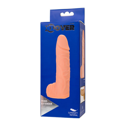Насадка XLover by TOYFA, для увеличения размера, TPE, телесный, 16 см