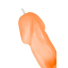 Свеча Pecado BDSM «Пенис средний», оранжевая, 47 гр.