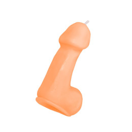 Свеча Pecado BDSM «Пенис средний», оранжевая, 47 гр.