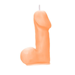 Свеча Pecado BDSM «Пенис средний», оранжевая, 47 гр.