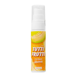 Съедобная гель-смазка TUTTI-FRUTTI для орального секса со вкусом сочная дыня 30г