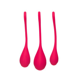 Набор вагинальных шариков Satisfyer YONI Power 1, силикон, красный
