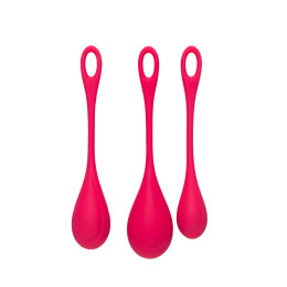 Набор вагинальных шариков Satisfyer YONI Power 1, силикон, красный
