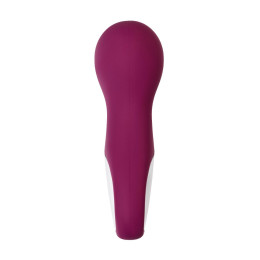 Вакуум-волновой стимулятор клитора с вибрацией Satisfyer Lucky Libra, силикон, бордовый, 15,7 см