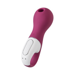 Вакуум-волновой стимулятор клитора с вибрацией Satisfyer Lucky Libra, силикон, бордовый, 15,7 см