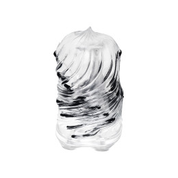 Нереалистичный мастурбатор TENGA Crysta Leaf, TPE, прозрачный, 15,5 см