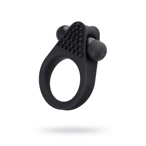 Виброкольцо на пенис A-Toys by TOYFA Brid, силикон, черный, 6,3, Ø 3,1 см
