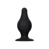 Анальная втулка Erotist Spade XS, сайлекспан, чёрный, 6,5 см