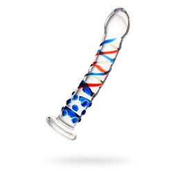 Нереалистичный фаллоимитатор Sexus Glass, стекло, прозрачный, 18 см