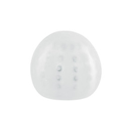 Нереалистичный мастурбатор Штучки-Дрючки, TPE, ABS-пластик, прозрачный, 7 см