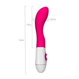 Стимулятор точки G A-Toys by TOYFA Kari, силикон, розовый, 19,2 см