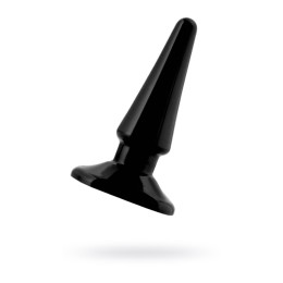 Анальная втулка Black&Red by TOYFA, ПВХ, черный, 10 см, Ø 3 см