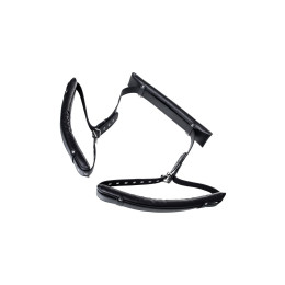 Стропа фиксирующая Anonymo #0703, PU кожа, черный, 145 см