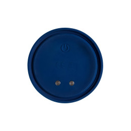 Анальная вибровтулка O'Play Prime с пультом ДУ, силикон, синий, 12 см.