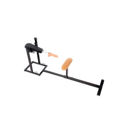 Секс-машина Diva Bondage, с двумя насадками, металл, черная, 140 см