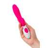 Вибратор с клиторальным стимулятором A-Toys by TOYFA Area, силикон, розовый, 19,5 см