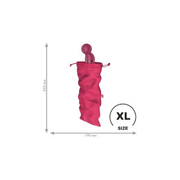 Мешочек Satisfyer Treasure Bag для хранения игрушек XL, розовый, 39*19 см