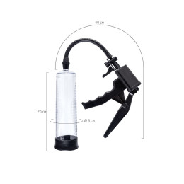 Механическая помпа для пениса Sexus Men Erection Mads, ABS-пластик, черный, 62 см