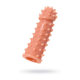 Насадка реалистичная KOKOS EXTREME SLEEVE 03-M с дополнительной стимуляцией, TPE, телесная, 14.7 см