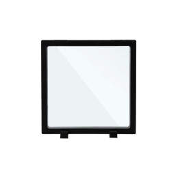 Рамка для выкладки прозрачная с черным кантом под подставку 18*18