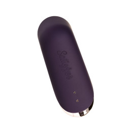 Вакуумно-волновой стимулятор клитора Satisfyer Traveler, силикон, баклажан, 10,7 см