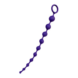 Анальная цепочка ToDo by Toyfa Grape, силикон, фиолетовый, 35 см, Ø 2,7 см