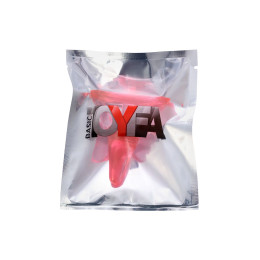 Анальная втулка TOYFA Basic, ABS пластик, красный, 6,5 см, Ø 2,5 см
