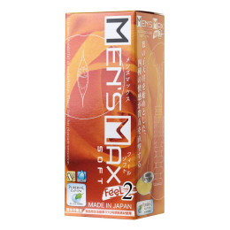 Мастурбатор нереалистичный MensMax FEEL 2, TPE, желтый, 14,2 см